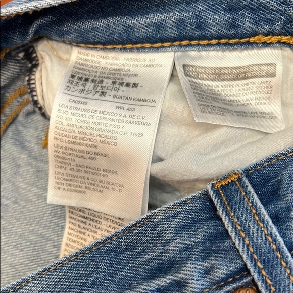 LEVI'S Wedgie Icon Fit High Waist Straight Leg Jeans Size 29 - Picture 11 of 12